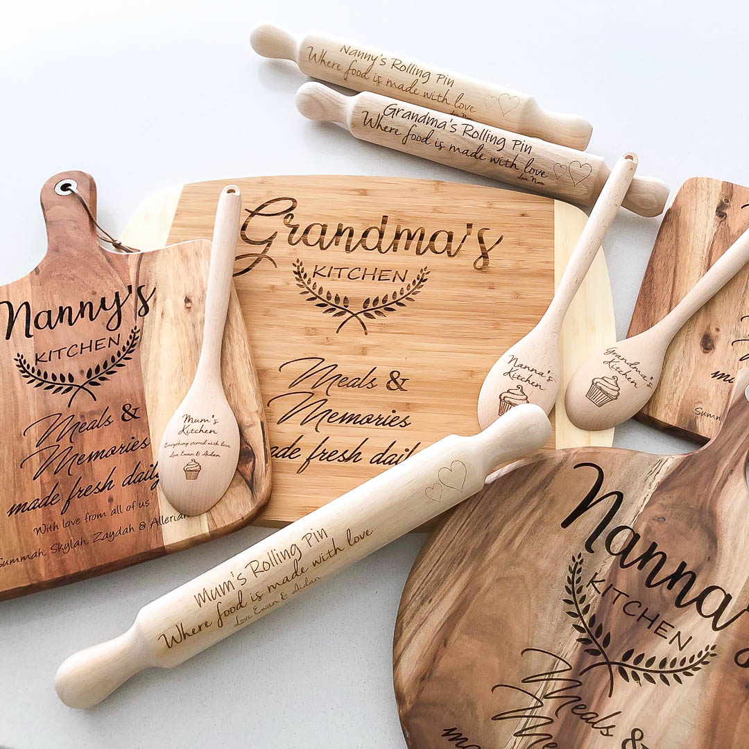 Download Mother's Day Bundle: Rolling Pin & Wooden Spoon - Little ...